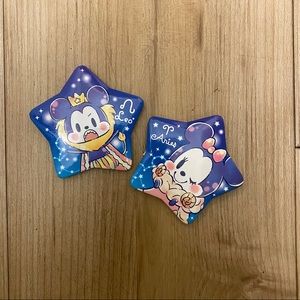 Disney Store Japan Zodiac Buttons